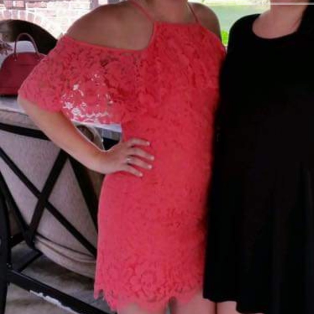 Pink Lace Dress